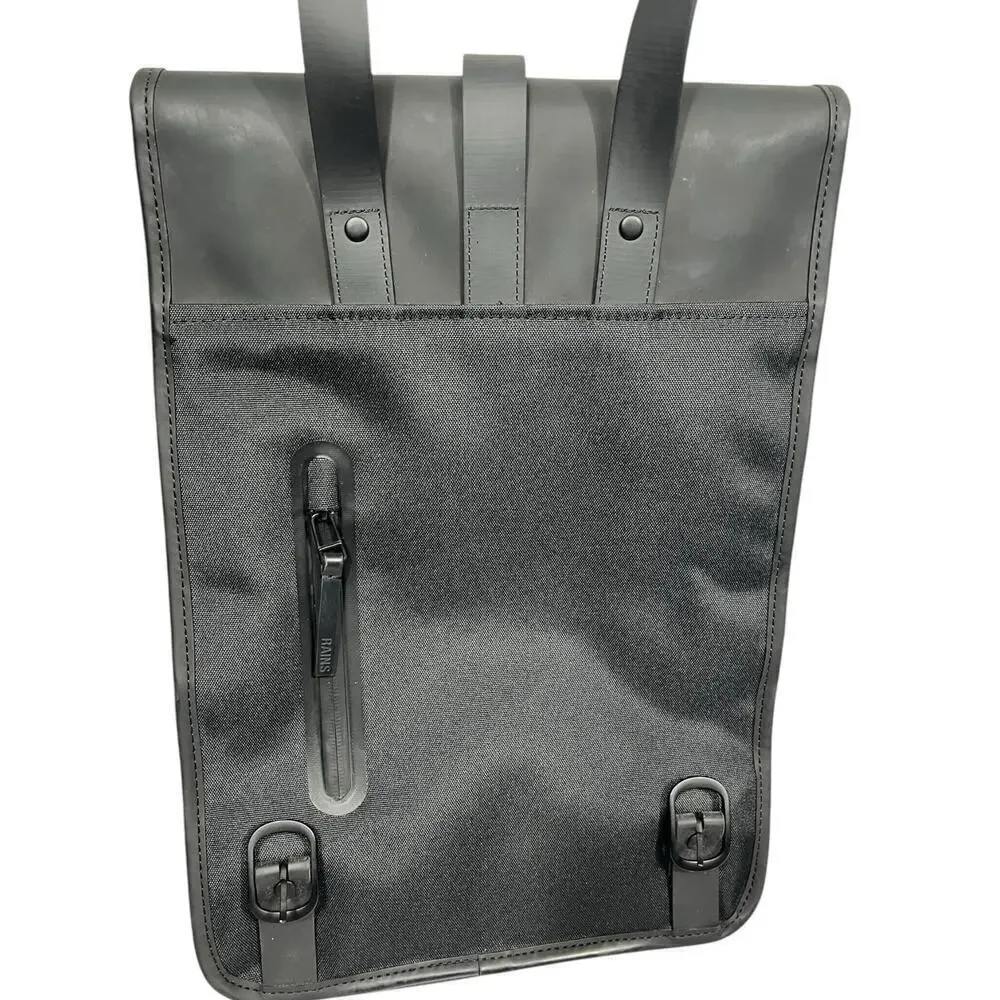 Rains Unsex Black  Backpack Mini